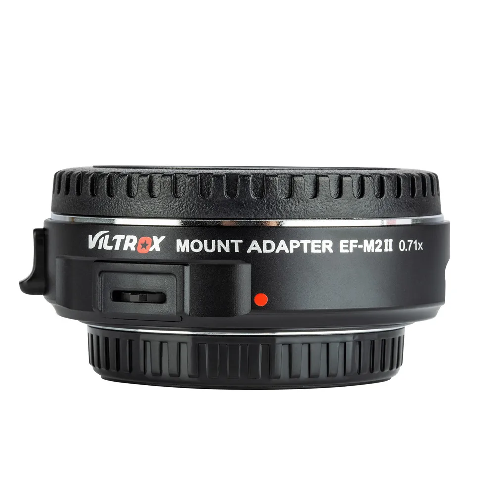 Viltrox EF-M2 II адаптер для усиления фокусного расстояния с автофокусом 0.71x Canon EF mount lens