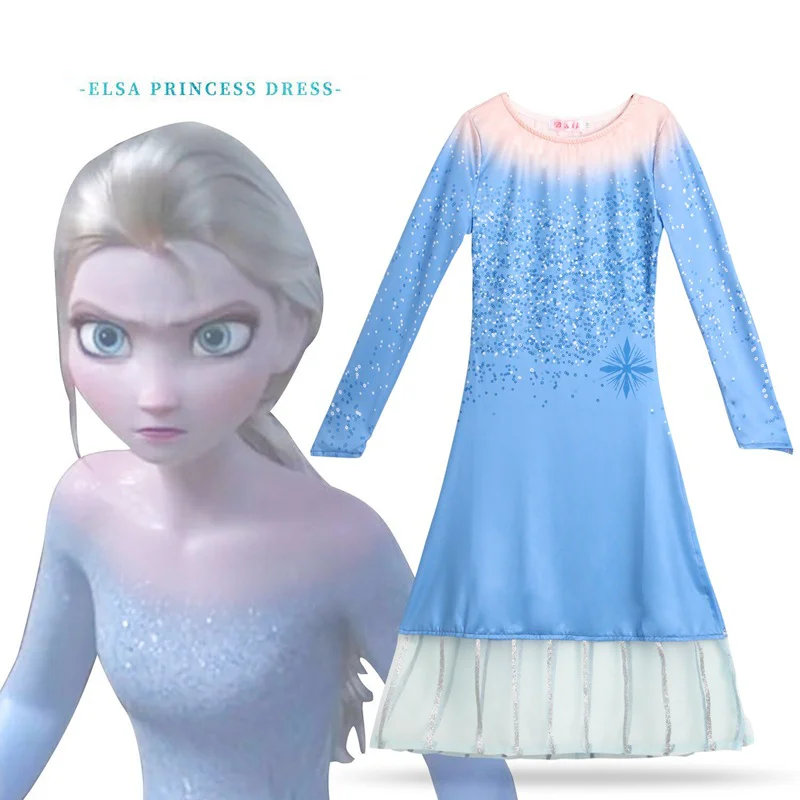 Платье для девочек вечерние платья принцесс на день рождения королевы мороза 2