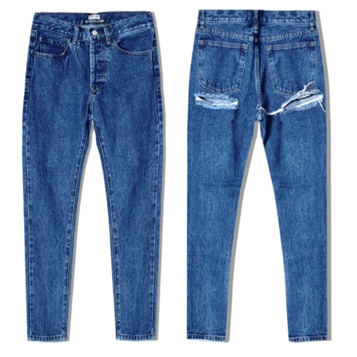 Ass Hole Butt Ripped Jeans For Women Butt Lift Highwaist Jeans Woman Mom Oversized Jeans  Skinny High Waisted Jeans