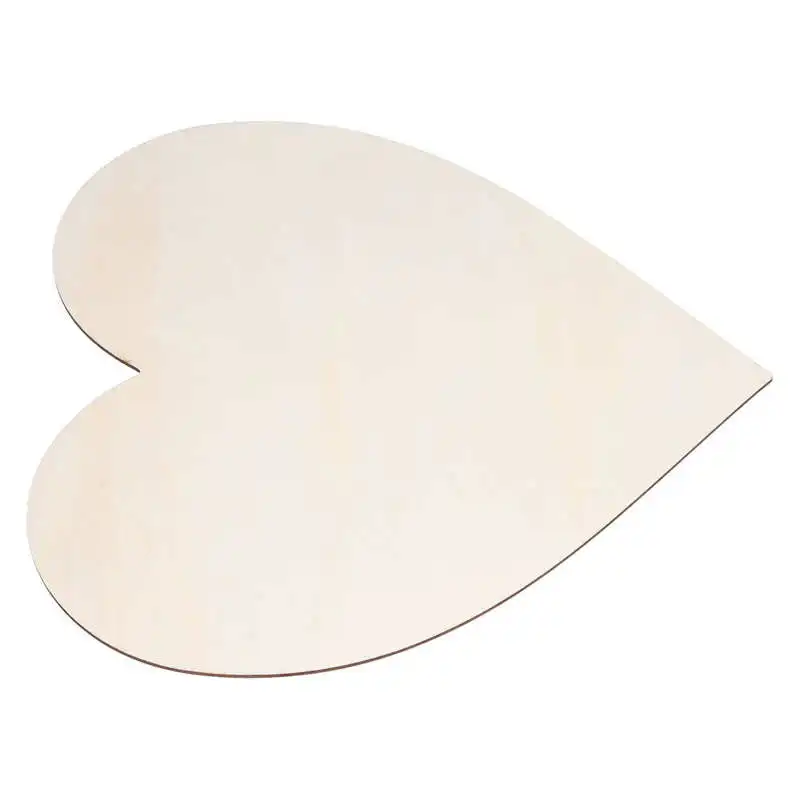 Деревянное сердце деревянное гладкая поверхность тополь для детей сделай сам