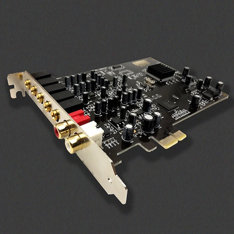 Оригинальная звуковая карта Nature Sound Blessed PCI-E 5 1 SN0105 Sb0105 PCIE для XP WINDOWS 7/8/10 |