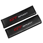 Чехол для автомобильного ремня безопасности из углеродного волокна, 2 шт.