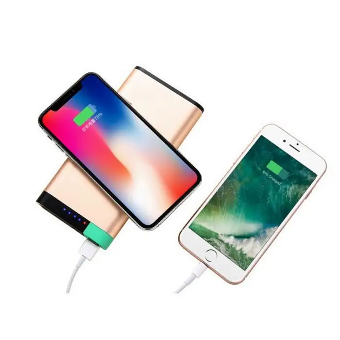 Power Bank 10000 мА-ч, беспроводное зарядное устройство, портативная быстрая зарядка, внешний аккумулятор, блок питания, повербанк для iPhone Xiaomi samsung S10