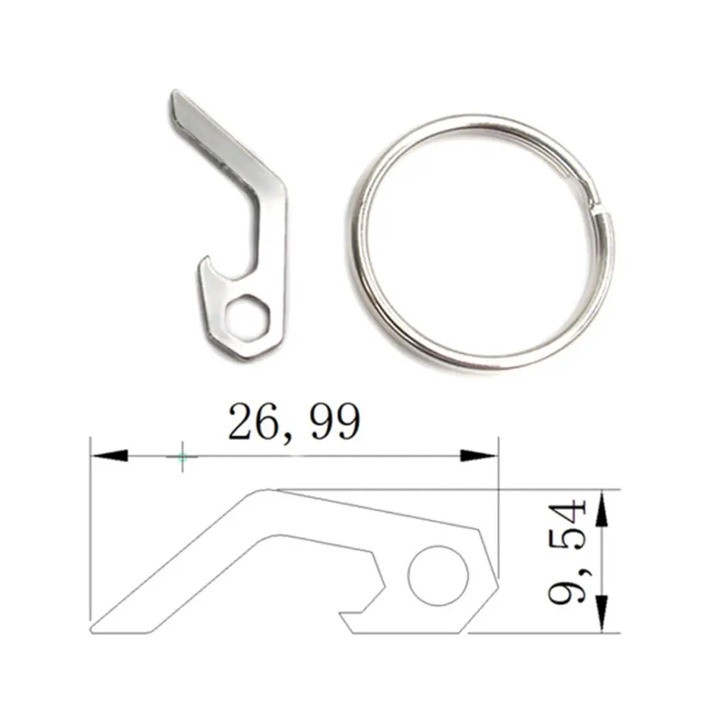 

Stainless Steel Mini Beer Opener Simple Quick Bottle Opening Handheld Convenient Multifunctional Bottle Opener
