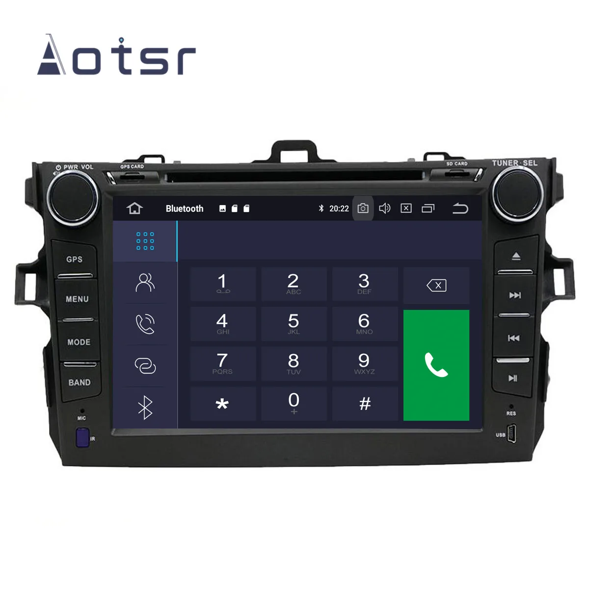 Автомобильный мультимедийный плеер 8 "Android 9 0 IPS GPS навигация радио для Toyota corolla