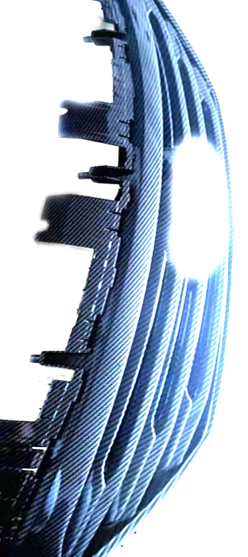

Для Hyundai SONATA 9 девять 2015-2016 углеродное волокно textu Передняя решетка Вокруг отделкой Гонки грили отделка