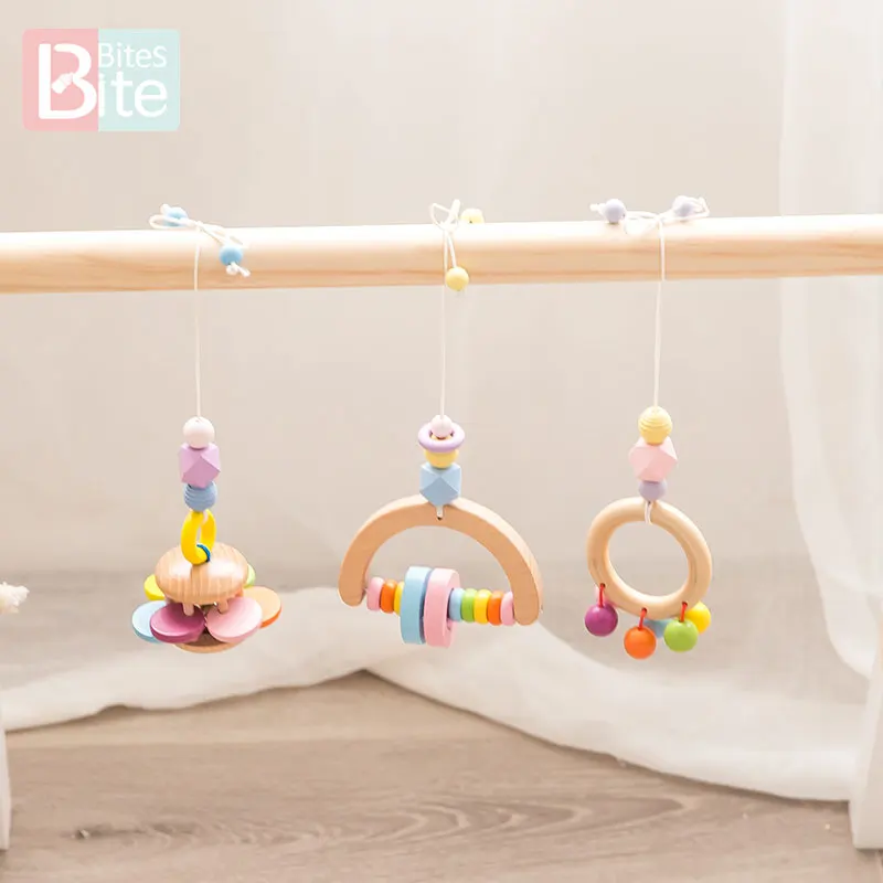 1 шт. детская деревянная погремушка для прорезывания зубов | Игрушки и хобби