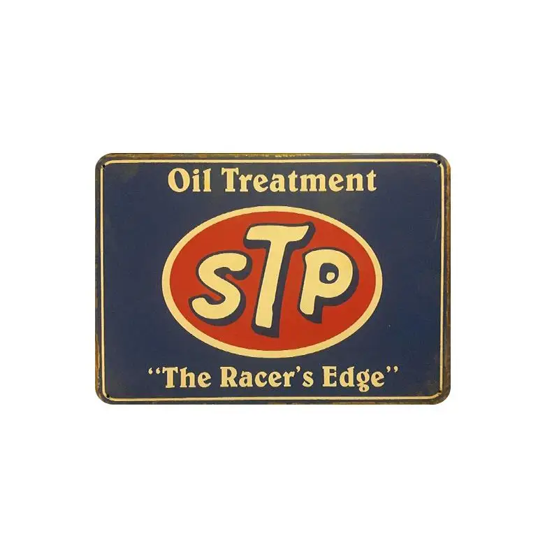 

Vintage Mobil Motor Oil Tin Signs Metal Poster ELF STP Valvoline Auto Motorcycle Gasoline Garage Shop Home Wall Decoration