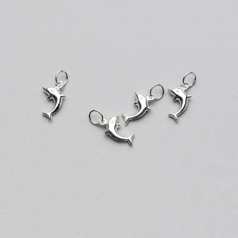 MEETSOFT милый аксессуар из стерлингового серебра 925 пробы в виде дельфина