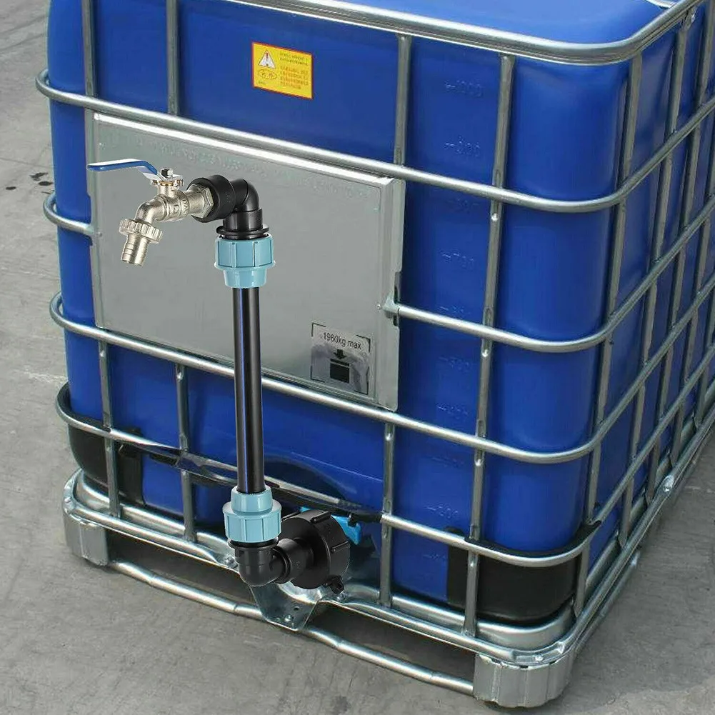 

IBC Gooseneck 3/4 "tap For IBC Gooseneck With 3/4"tap, Container Rainwater Tank Coarse Thread Rain Barrels