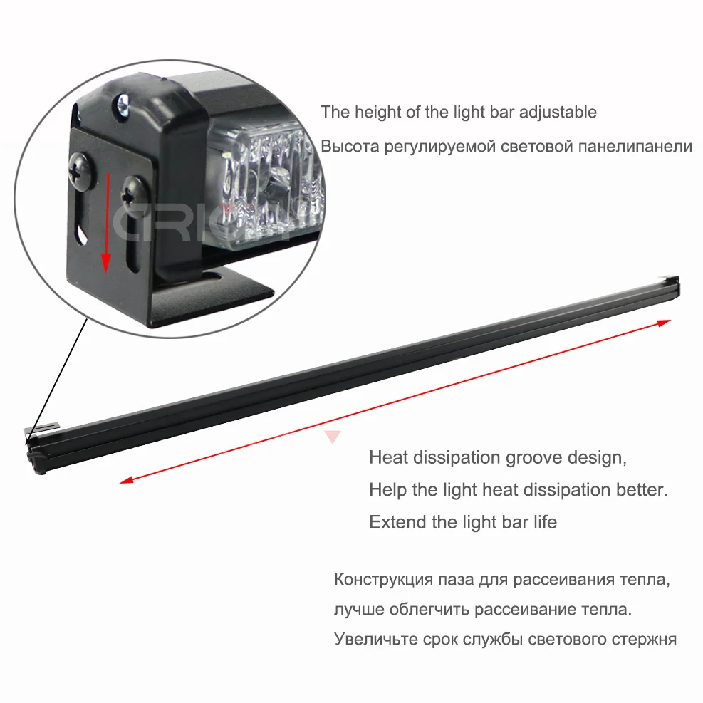 Авто Стайлинг автомобиля Led аварийной ситуации Strobe Flash Предупреждение светильник