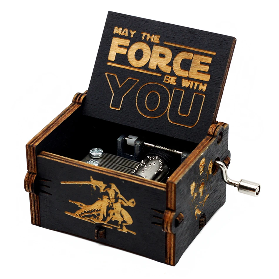 Классическая популярная Музыкальная шкатулка с рукояткой Джек Спарроу Крестный