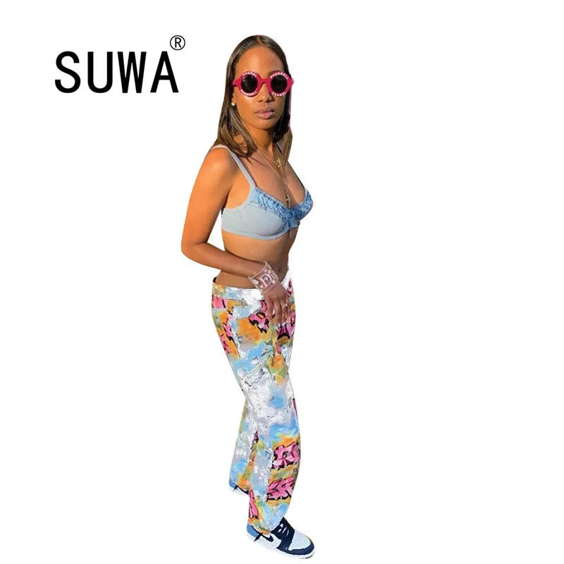 

Camouflage Patchwork High Waisted Harem Pants Sweatpants Women Trousers Cool Girl Streetwear Tracksuit Wholesale Product
