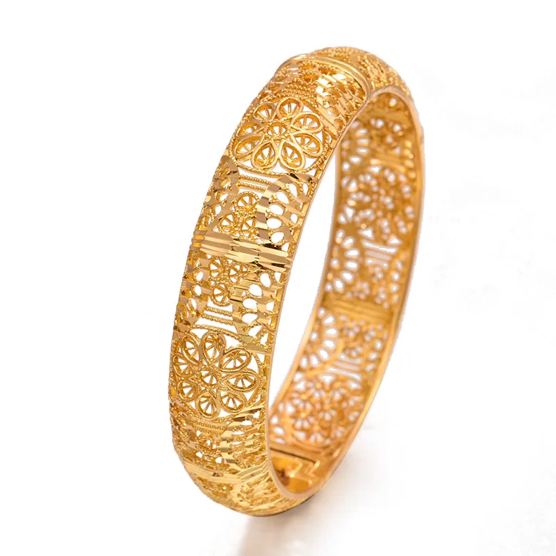 Wando браслеты 4 шт./лот ширина золотого цвета для женщин/девушек женский роскошный