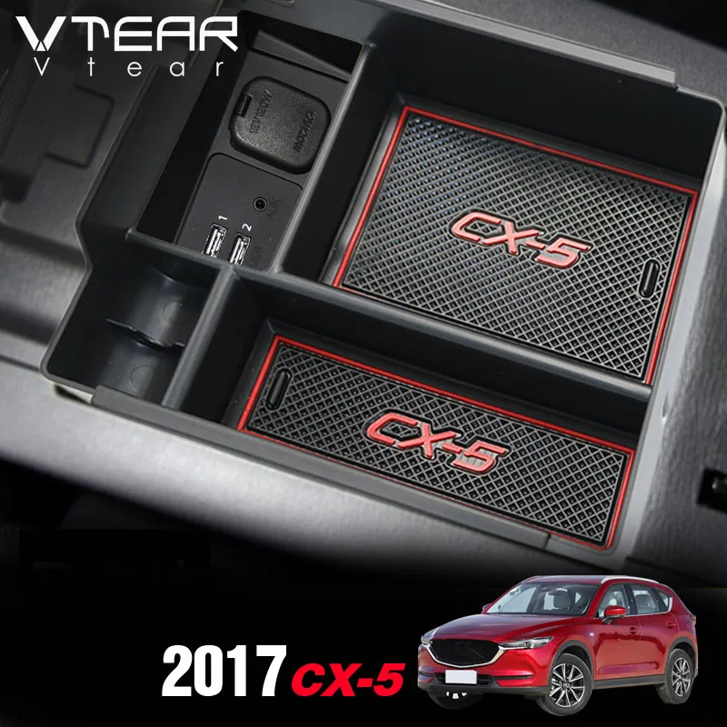 Vtear для Mazda CX-5 CX5 аксессуары подлокотник коробка для хранения центральная консоль контейнер-Корзина лоток держатель для укладки