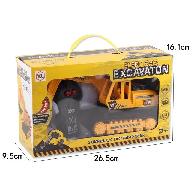 Игрушечный экскаватор с дистанционным управлением 1:24 инженерный трактор