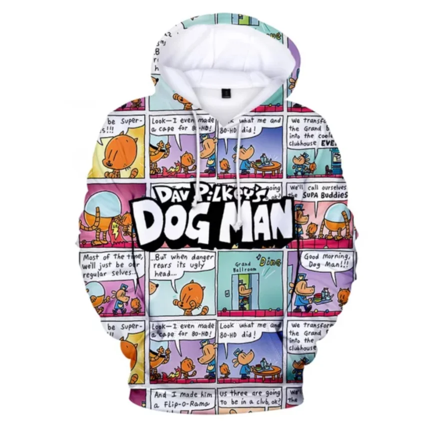 

New DOG MAN 3D Hoodies Men/women Fashion Long Sleeve Autumn/Winter dress up Anime Movie Pullovers