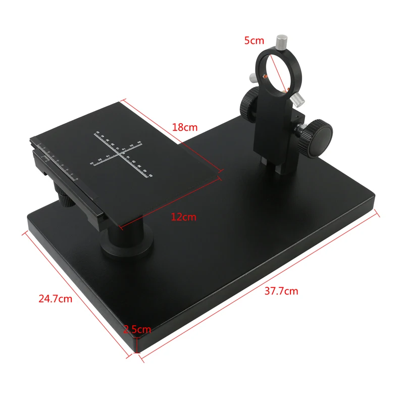 Горизонтальная настольная подставка для стереомикроскопа 50 мм Держатель Для