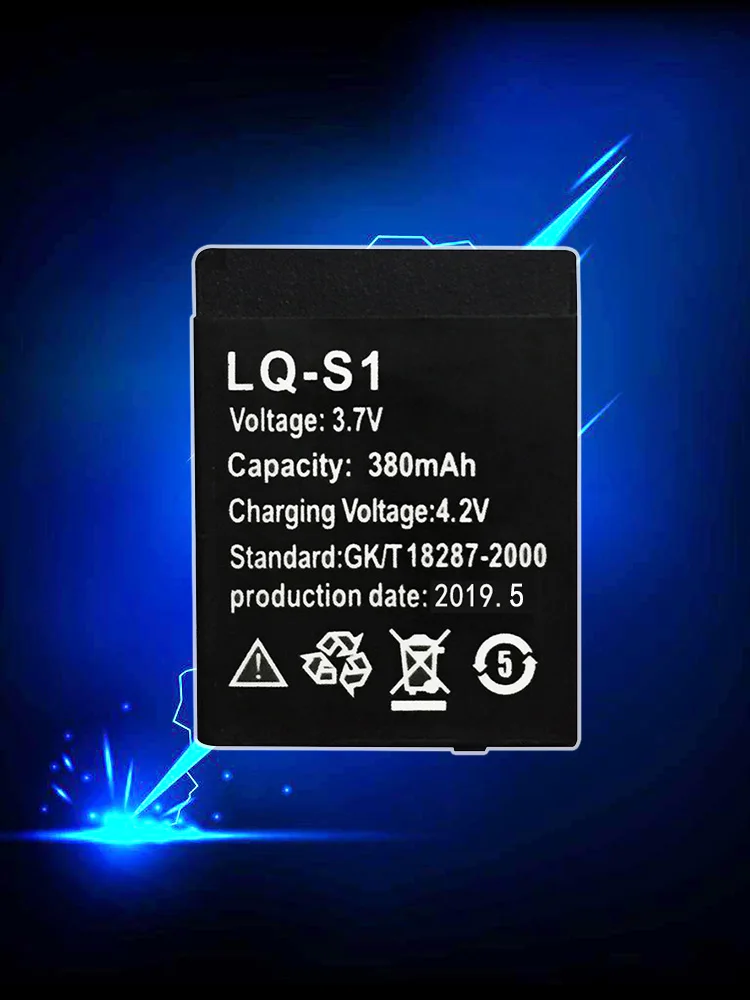 LQ-S1 3,7 V 380 мА/ч, Перезаряжаемые литий-ионный полимерный аккумулятор Батарея для смарт-часов AB-S1 DJ-09 DZ09 GJD HKS-S1 FYM-M9 SCX-M9
