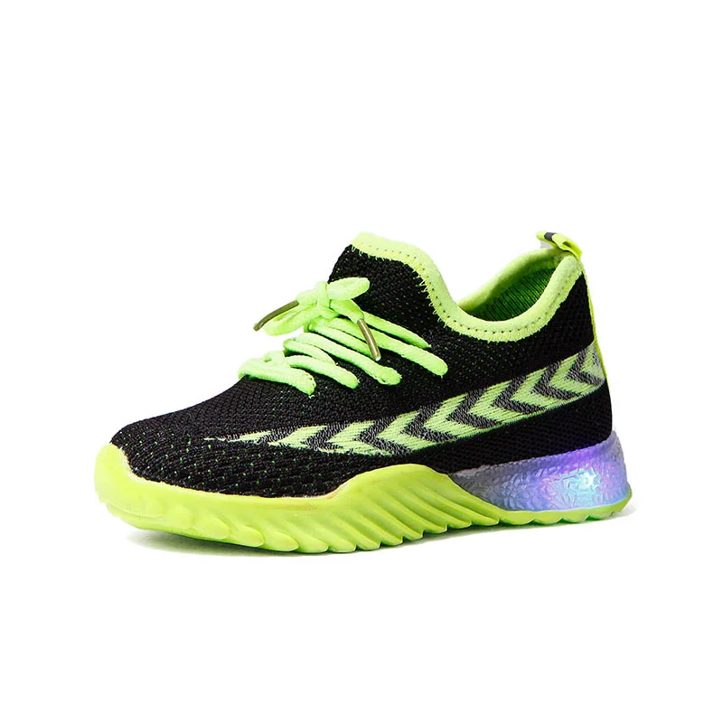 

Boys and Girls Breathable Flying Woven Fish Scales Casual Running Kids Coconut Shoes Children Spring Light Sports Shoes CS152