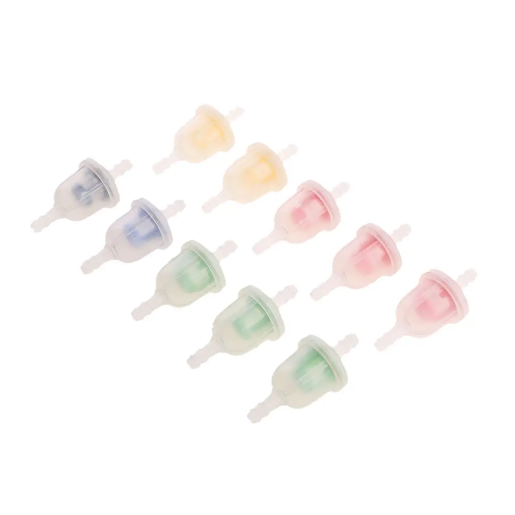 

10 шт. Универсальный бензиновый встроенный топливный фильтр, большая часть автомобиля, подходит для труб 7 мм