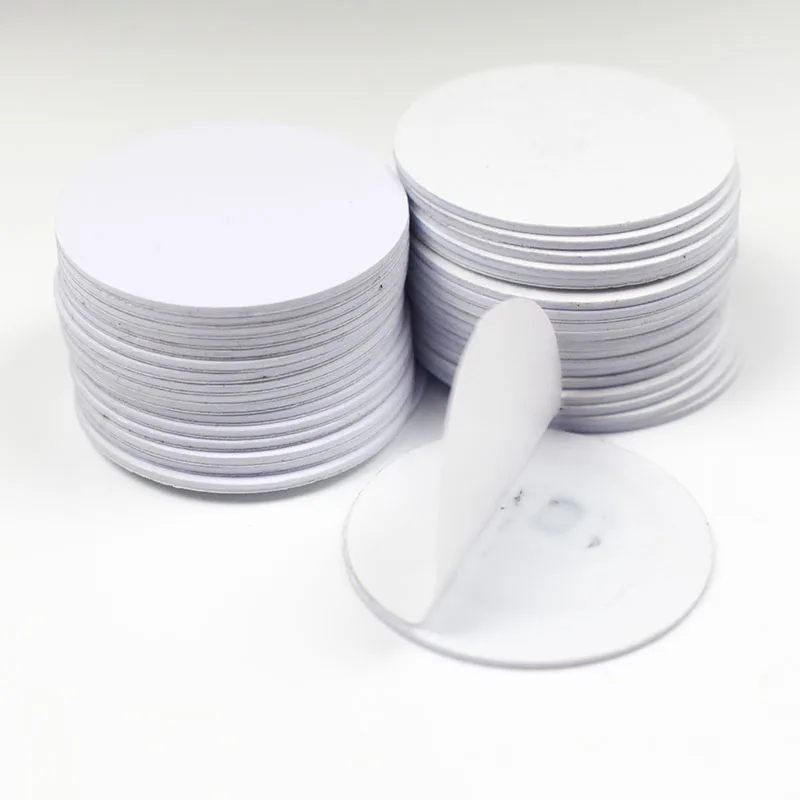 13 56 МГц NFC 1K S50 F08 бесконтактные смарт-карты RFID метки диаметр 25 мм клейкие наклейки