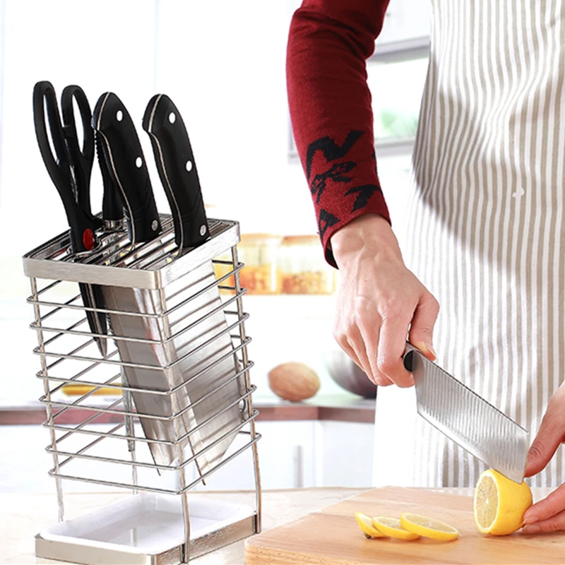 Держатель кухонного ножа столовые приборы из нержавеющей стали