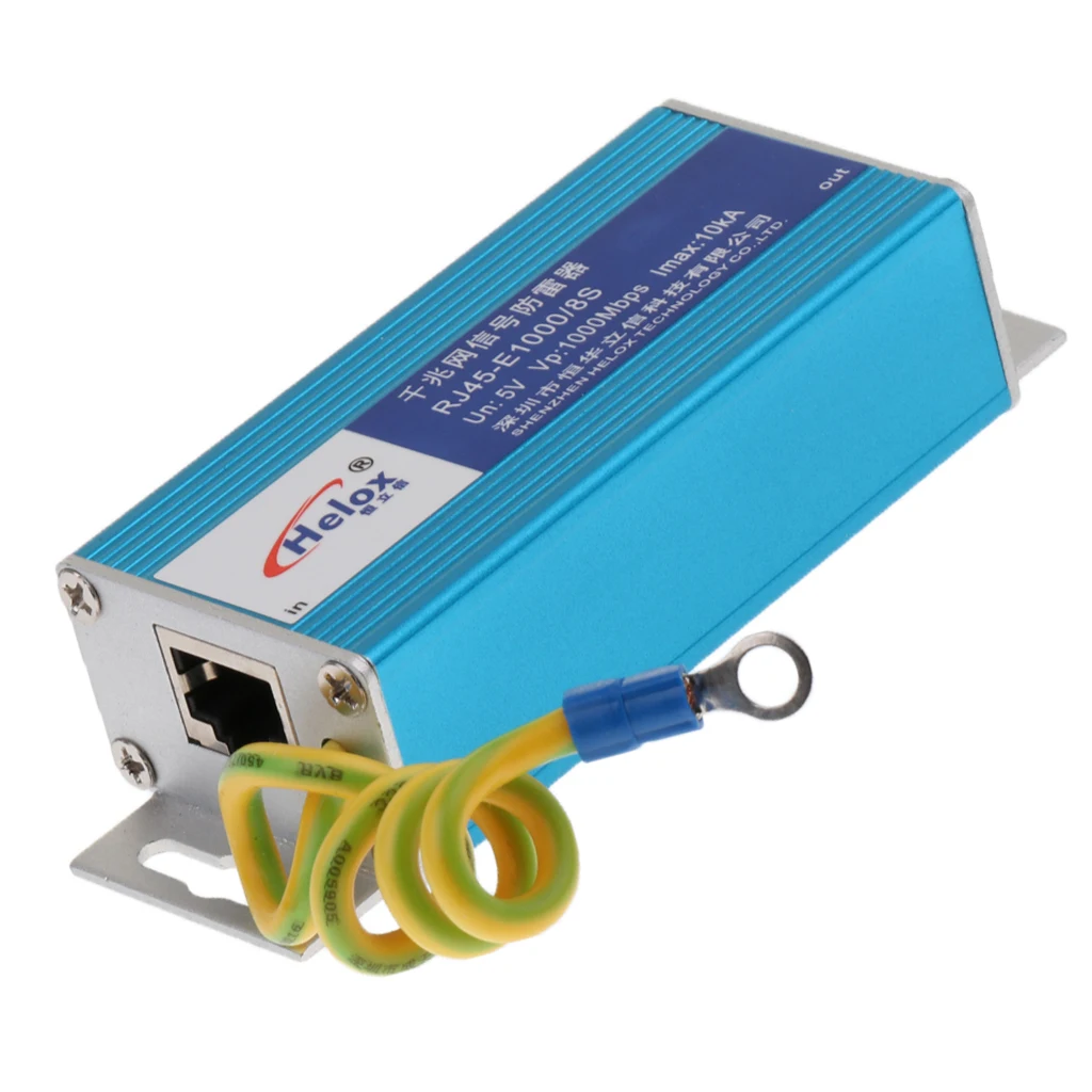 Гигабитное устройство защиты от Ethernet Защита перенапряжения-сетевой разрядник