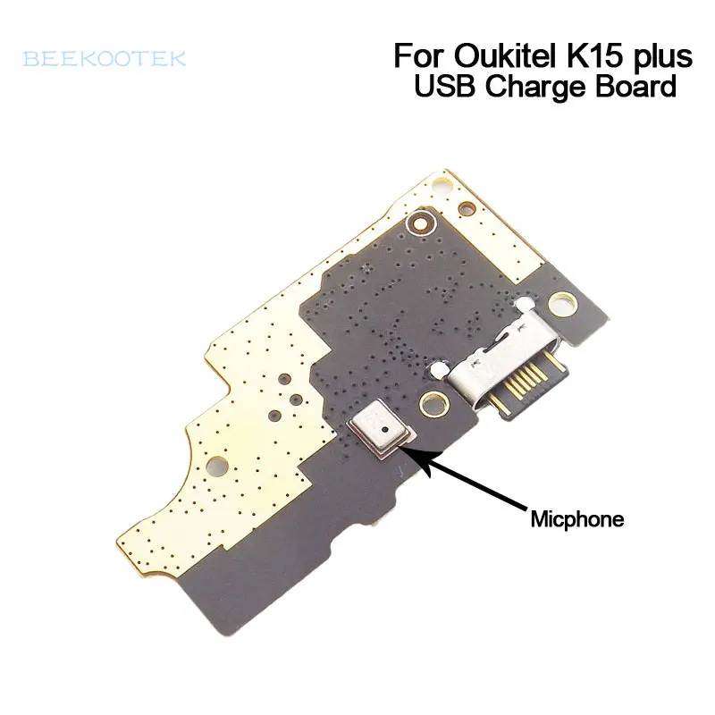 

New Original Oukitel K15 Plus USB Board Plug USB Charge Board With Micphone Replacement Repair Accessories For K15 Plus Phone