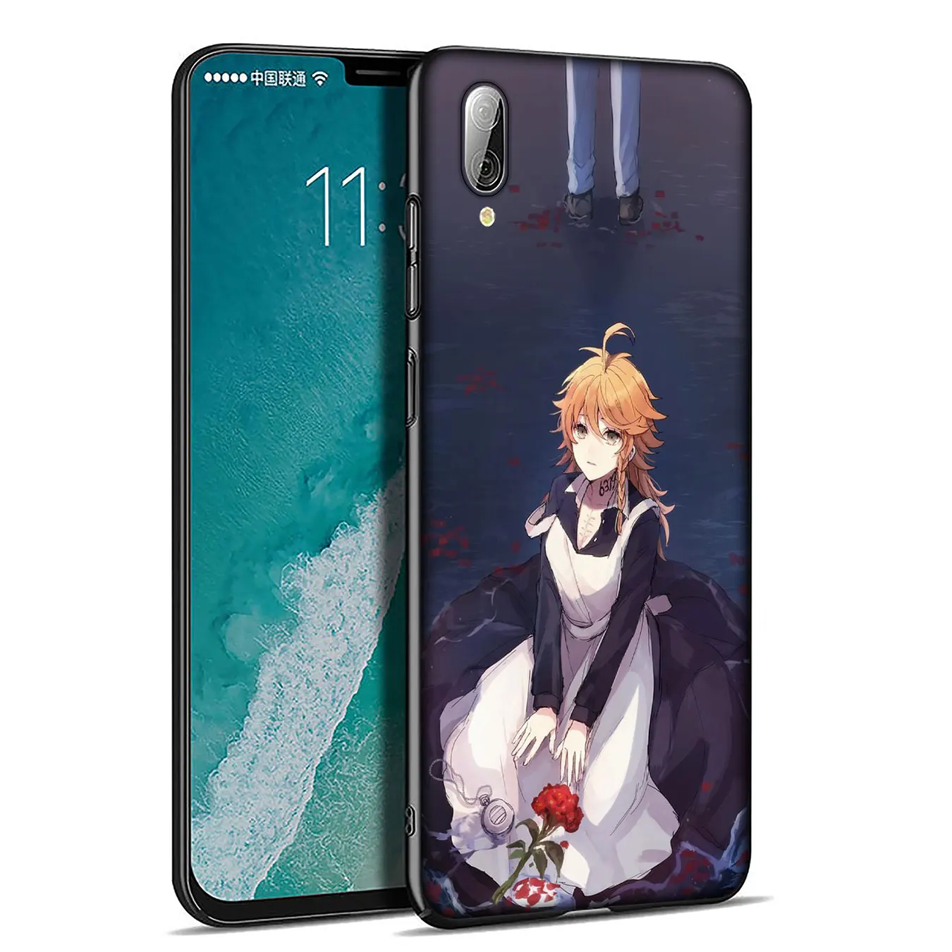 Мягкий силиконовый чехол для телефона обетованный в стиле аниме Neverland Xiaomi Redmi Note 8