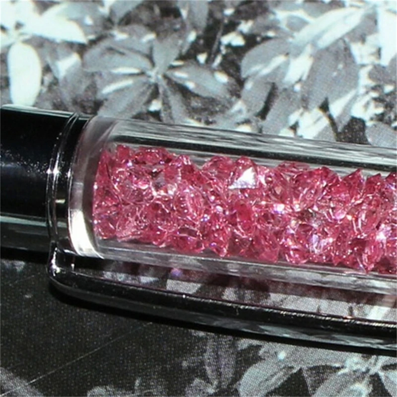 

5pcs/lot Crystal pen diamond touch stylus ballpoint pen 2 in 1 Office & School Supplies pen ZMONH