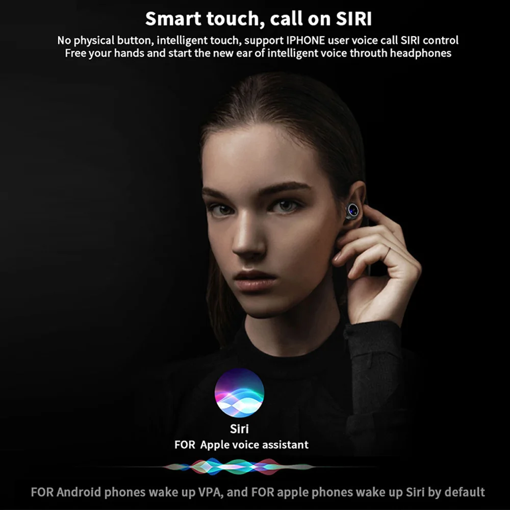 M2 + беспроводная Bluetooth 5 0 гарнитура TWS бинауральные стерео спортивные