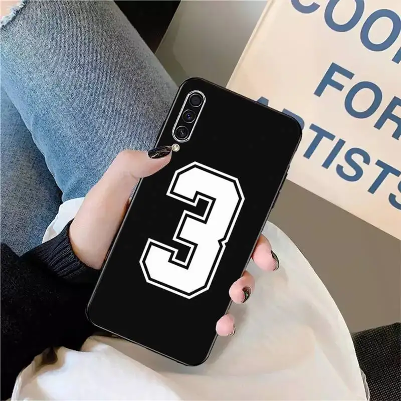 

Football Lucky number Phone Case For Samsung galaxy S 9 10 20 A 10 21 30 31 40 50 51 71 s note 20 j 4 2018 plus