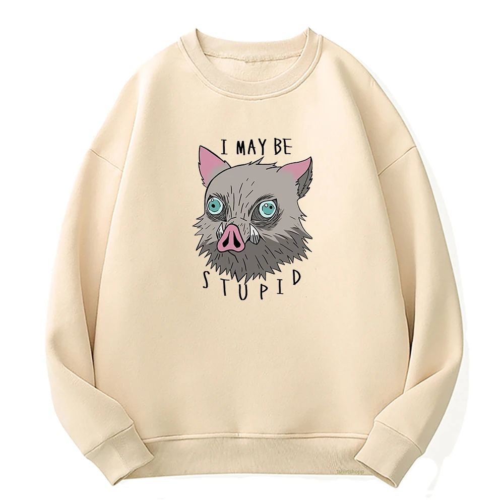 

Anime Inosuke Hashibira Hoodie Women Demon Slayer Hoodies Women Manga Kimetsu no Yaiba Hoody Crew Neck Pullover Sweatshirts