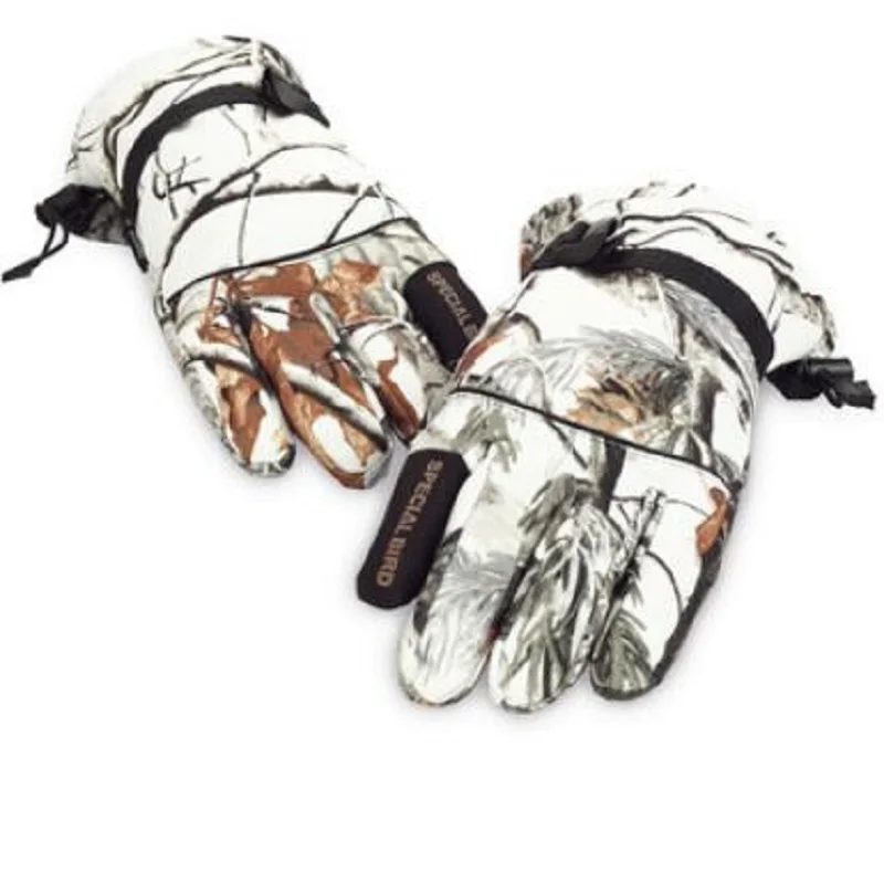 

Winter Outdoor Bionic Snow Camouflage Warm Hunting Waterproof Gloves Thicken Riding Windproof Mountaineering Ski Gloves
