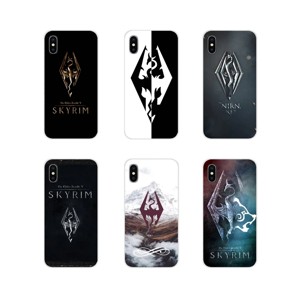 С принтом логотипа Skyrim аксессуары для телефона Чехлы Samsung A10 A30 A40 A50 A60 A70 M30 Galaxy Note