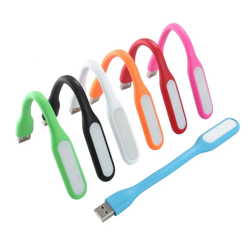 Многоцветная usb Светодиодная лампа для внешнего аккумулятора компьютера ПК