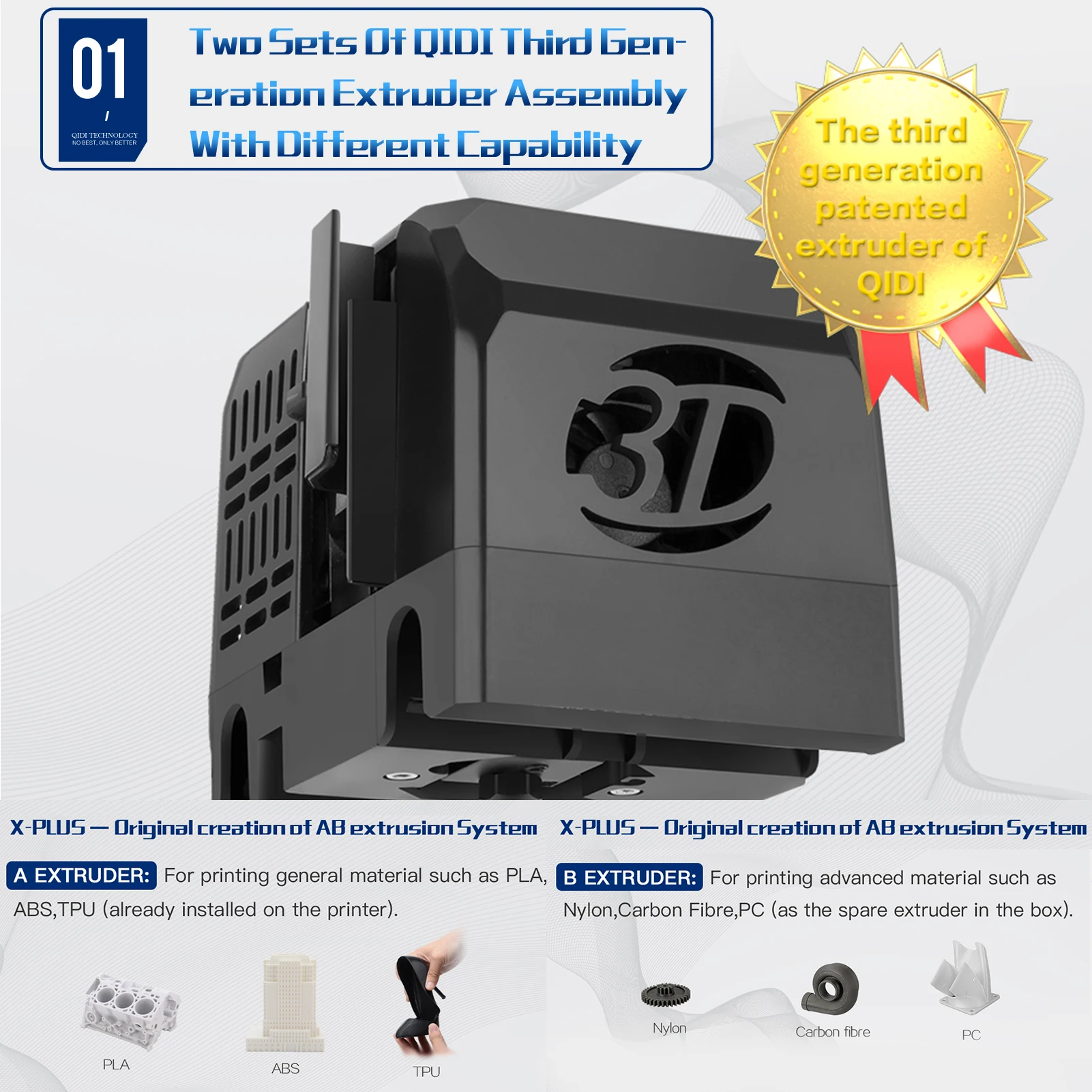 3D-принтер промышленного класса с цветным сенсорным экраном 4 3 дюйма поддержка