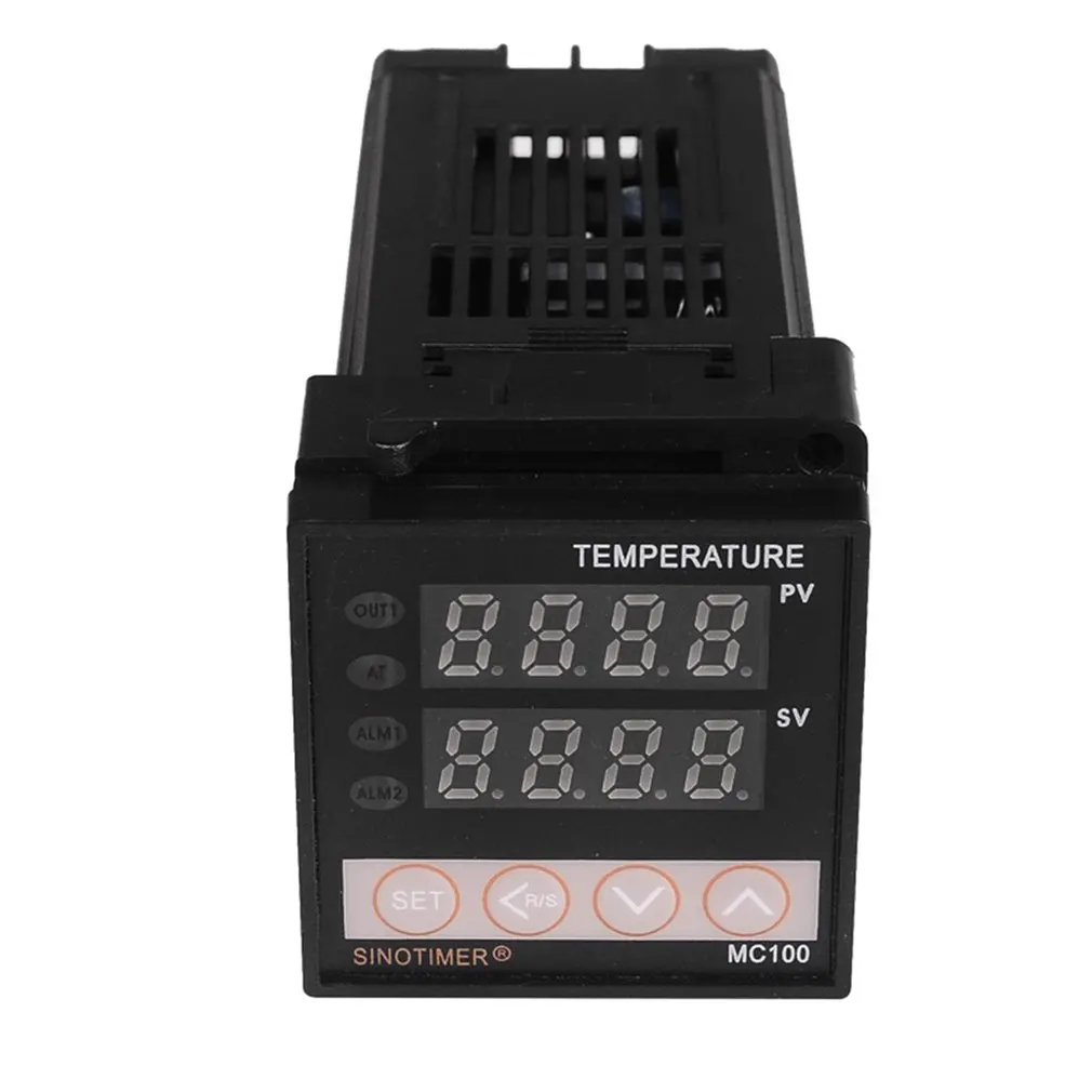 

PT100 Input Digital PID Temperature Controller 0-10V Analog Output Universal Thermocouple Thermostat For Heat Cool With Alarm