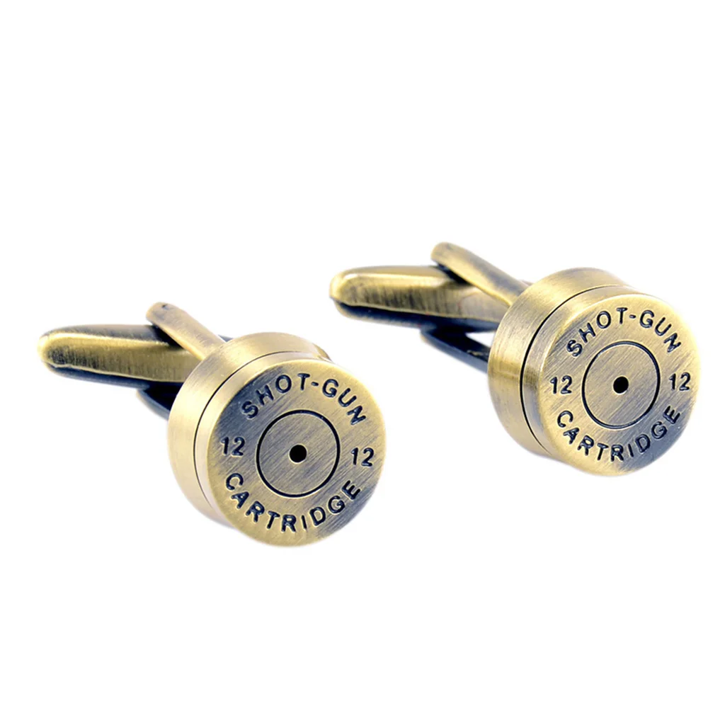 Vintage Bullet Design Cufflinks Mens Shirt Business Cuff Link Wedding Gift | Украшения и аксессуары