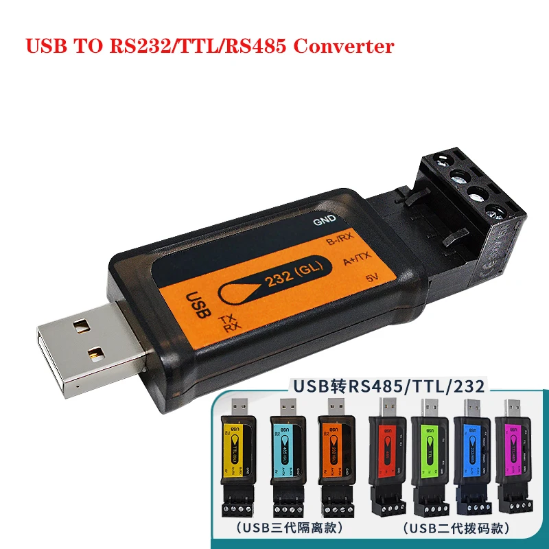 Изолированный преобразователь модуля последовательного адаптера CH340 USB в RS232 TTL