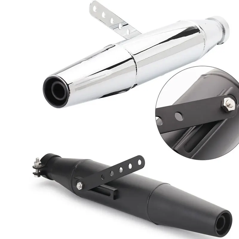 Кафе Racer выхлопной мотоцикл Akrapovic Escape мото труба глушитель старину Ретро