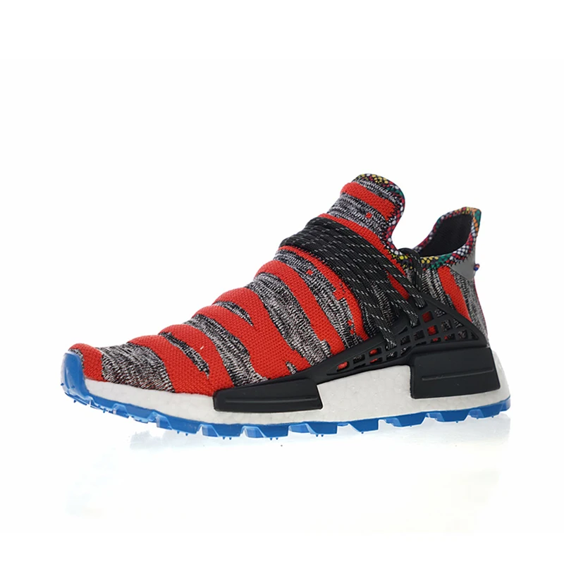 Оригинальные подлинные мужские женские кроссовки для бега Pharrell Williams x Afro HU Solar Pack