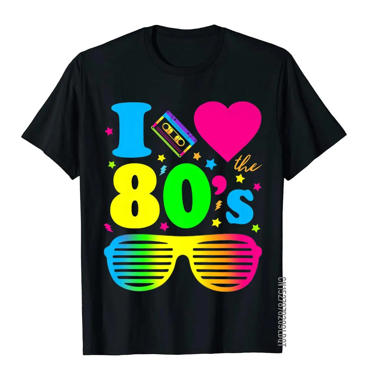 Мужская футболка с надписью I Love The 80s |