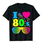 Мужская футболка с надписью I Love The 80s
