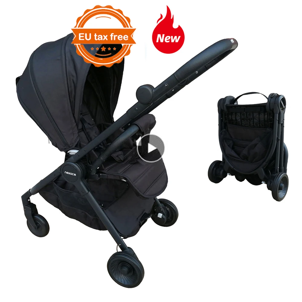 Lightweight Stroller Travel Portable Pram Reversible Pushchair EU Standard