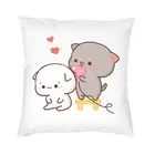 Современный персик и Гома мочи Кот минет диванная Подушка Чехол из полиэстера Подушка Чехол Декоративная Подушка Чехол