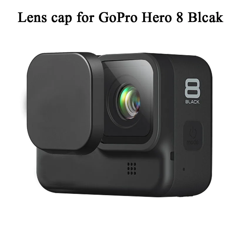 Мягкий защитный чехол для объектива GoPro Hero 8 Защитная крышка с присоской черный
