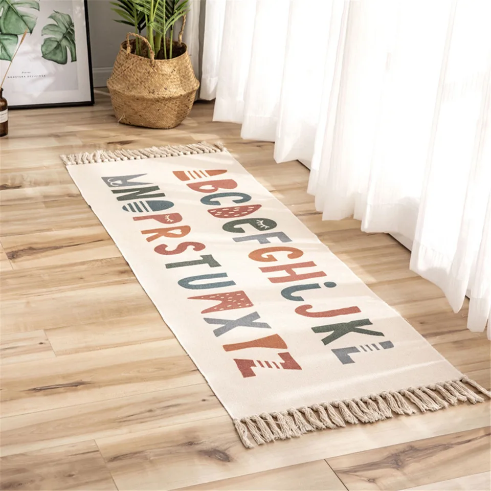 Wishstar красочный мультяшный рисунок раньше Ретро этнический стиль полосатый ковер