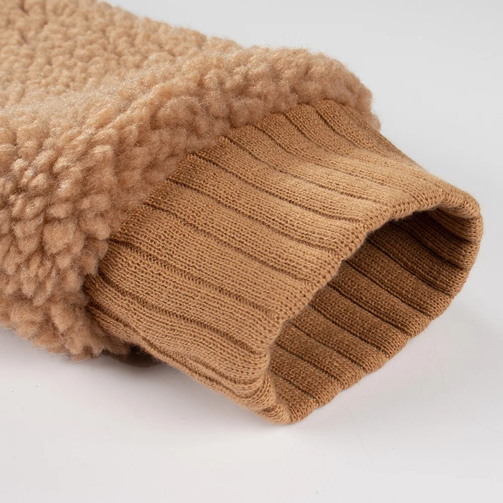 

Men Winter Casual Slim Fit Hooded Unisex Lamb Cashmere Warm Standing Collar Solid Women Hoodies Sweatshirt EU SIZE S-2XL